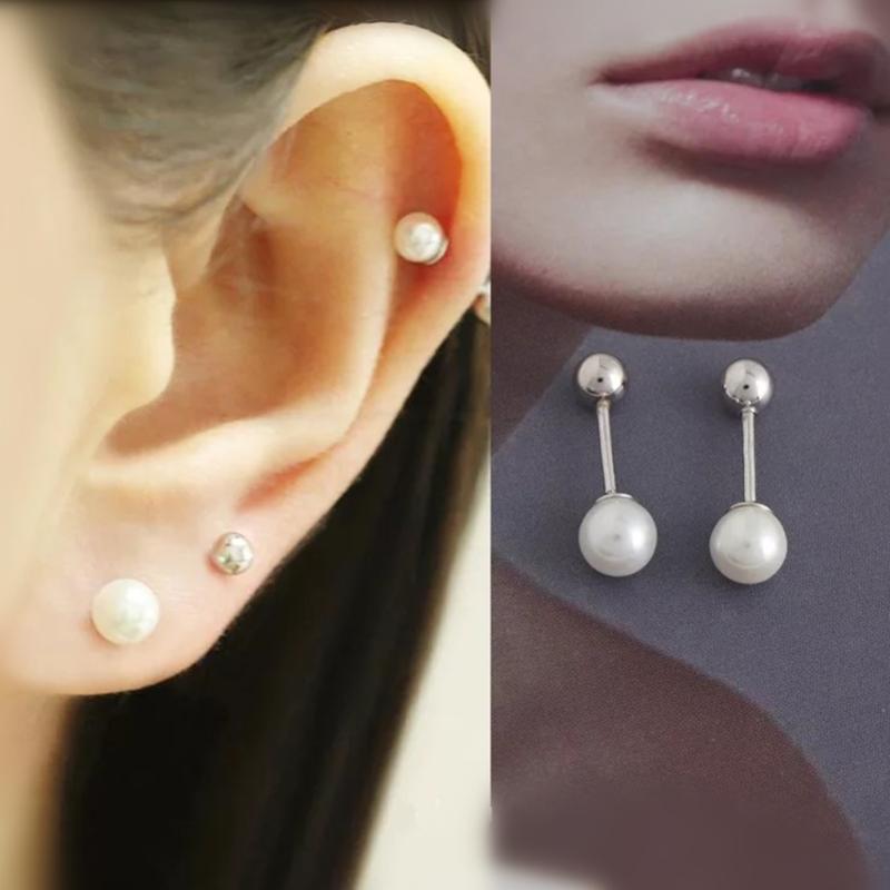 925 Sterling Silver Earring Fashion Pearl Screw Stud Earring Ear Bones Simple Sweet Temperament Female Girl Silver Ear Jewelry
925 Sterling Silver Earring Fashion Pearl Screw Stud Earring Ear Bones Simple Sweet Temperament Female Girl Silver Ear Jewelry