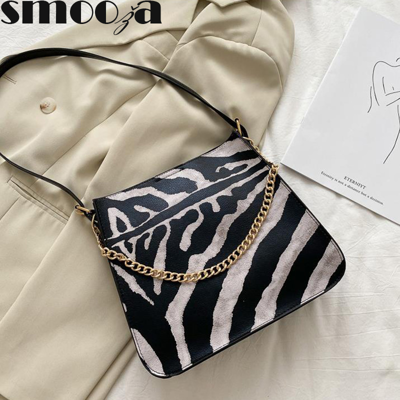 HBP SMOOZA Female Chain Single Shoulder Messenger Bag Leopard Print Portable Underarm, Zebra pattern
HBP SMOOZA Female Chain Single Shoulder Messenger Bag Leopard Print Portable Underarm, Zebra pattern