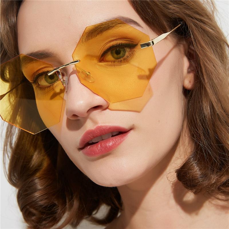 Oversized Sunglasses Unisex Women Men Rimless Ocean Lens Big Metal Frame Sun Glasses Vintage Gradient Sunlasses Eyewear Shades
Oversized Sunglasses Unisex Women Men Rimless Ocean Lens Big Metal Frame Sun Glasses Vintage Gradient Sunlasses Eyewear Shades