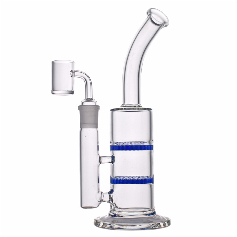 Top quality Heady Glass beaker Bong with two layer Honeycombs Filter Oil Rigs 18mm female Glass recycler Bong with 25mm quartz banger nail
Top quality Heady Glass beaker Bong with two layer Honeycombs Filter Oil Rigs 18mm female Glass recycler Bong with 25mm quartz banger nail