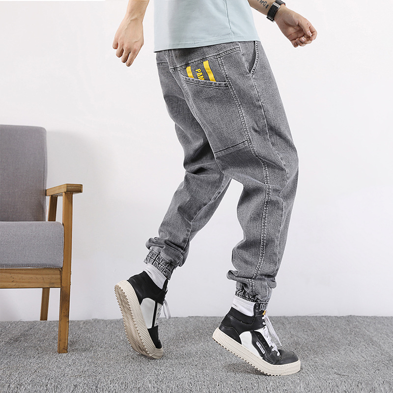 2021 Mens Korean Fashoins Harem Blue Vintage Straight Pants Harajuku Jeans Baggy Belt High Quality Denim Big Size 099x
2021 Mens Korean Fashoins Harem Blue Vintage Straight Pants Harajuku Jeans Baggy Belt High Quality Denim Big Size 099x