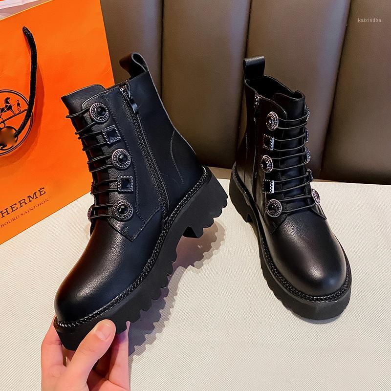 boots women's British style top layer cowhide 2020 new versatile cotton boots thick soled Rhinestone women's1, Black cotton
boots women's British style top layer cowhide 2020 new versatile cotton boots thick soled Rhinestone women's1, Black cotton