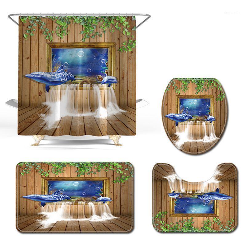 New Shower Curtain MatBathroom Mat Set Partition Curtain Non Slip Rugs for Bathroom Bath Modern Carpet Dolphin Printed1
New Shower Curtain MatBathroom Mat Set Partition Curtain Non Slip Rugs for Bathroom Bath Modern Carpet Dolphin Printed1