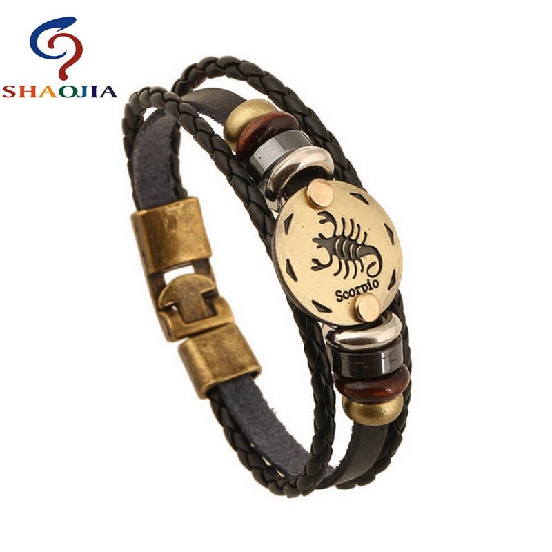 2020 New Design Trendy Constellation Bracelets Men Alloy Leather Bracelet For Women Men Jewelry Pulseras Mujer 12 Style
2020 New Design Trendy Constellation Bracelets Men Alloy Leather Bracelet For Women Men Jewelry Pulseras Mujer 12 Style