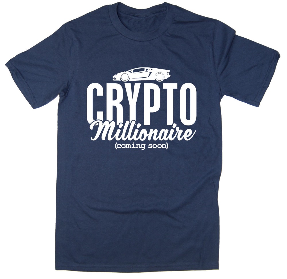Crypto Millionaire Coming Soon T-Shirt - Btc Eth Ltc Bitcoin 100% Quality Cotton Mens Print T-Shirt 100% Cotton Dress T-Shirt, Black
Crypto Millionaire Coming Soon T-Shirt - Btc Eth Ltc Bitcoin 100% Quality Cotton Mens Print T-Shirt 100% Cotton Dress T-Shirt, Black
