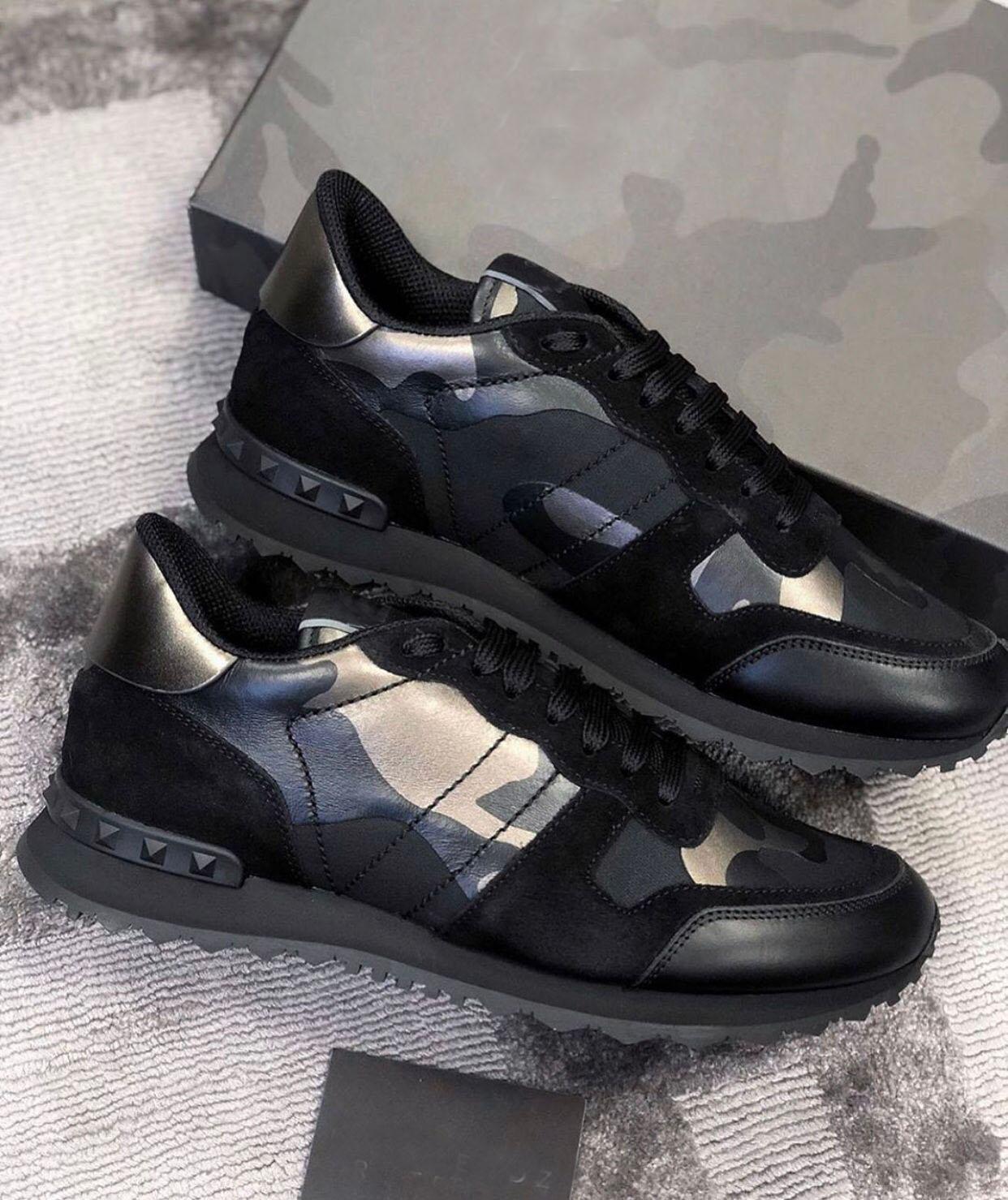 2021 Camouflage Studded Trainers Womens Mens Rivet Casual Shoes Flats Camo Suede Leather Sneakers Rockrunner Shoes Size#36-45, Color 34
2021 Camouflage Studded Trainers Womens Mens Rivet Casual Shoes Flats Camo Suede Leather Sneakers Rockrunner Shoes Size#36-45, Color 34