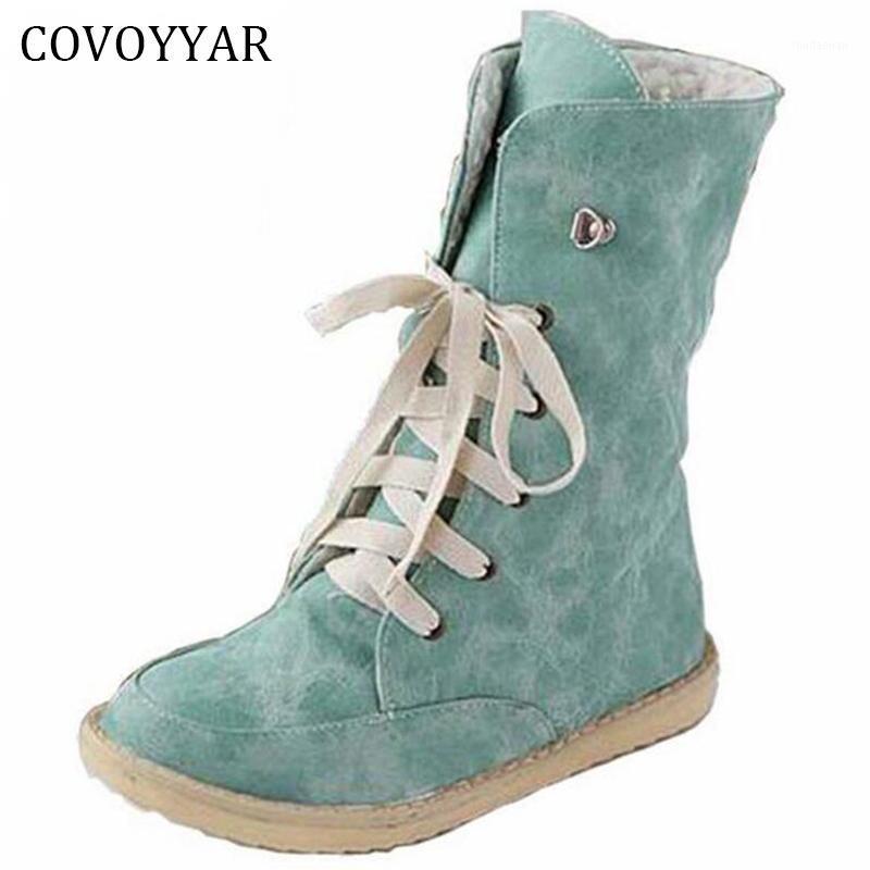 COVOYYAR 2020 Fur Inside Snow Women Boots Winter Vintage Ankle Boots Fashion Lace Up Flat Shoes Woman Big Sizes 34-43 WBS2971, Beige
COVOYYAR 2020 Fur Inside Snow Women Boots Winter Vintage Ankle Boots Fashion Lace Up Flat Shoes Woman Big Sizes 34-43 WBS2971, Beige