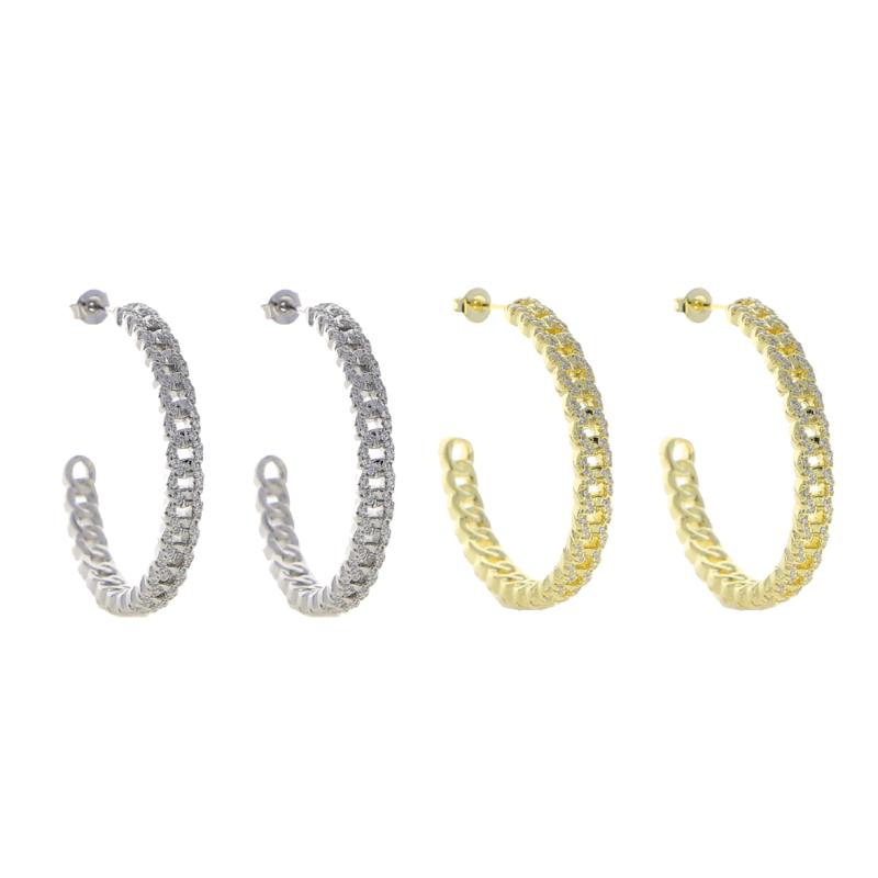 Hoop & Huggie 2021 Punk Hollow Cuban Chain Earrings Iced Out Bling 5a Cubic Zircon Circle Earring For Women Hip Hop Party Jewelry
Hoop & Huggie 2021 Punk Hollow Cuban Chain Earrings Iced Out Bling 5a Cubic Zircon Circle Earring For Women Hip Hop Party Jewelry