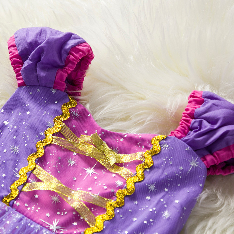 Toddler Baby Girls Rapunzel Sofia Princess Costume Halloween Cosplay Clothes Toddler Party Role-play Kids Fancy Dresses For Girl LJ200923