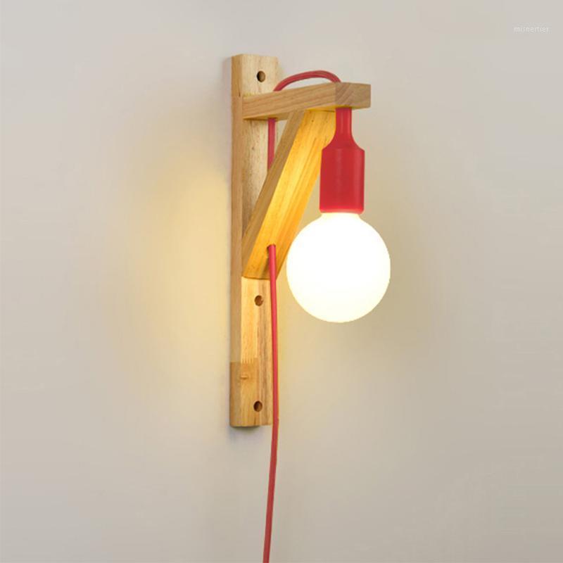 Sconce Lamp Fixtures Wall lamps with cable Simple Wooden Creative hanging solid wood for stairs aisle light living room1
Sconce Lamp Fixtures Wall lamps with cable Simple Wooden Creative hanging solid wood for stairs aisle light living room1