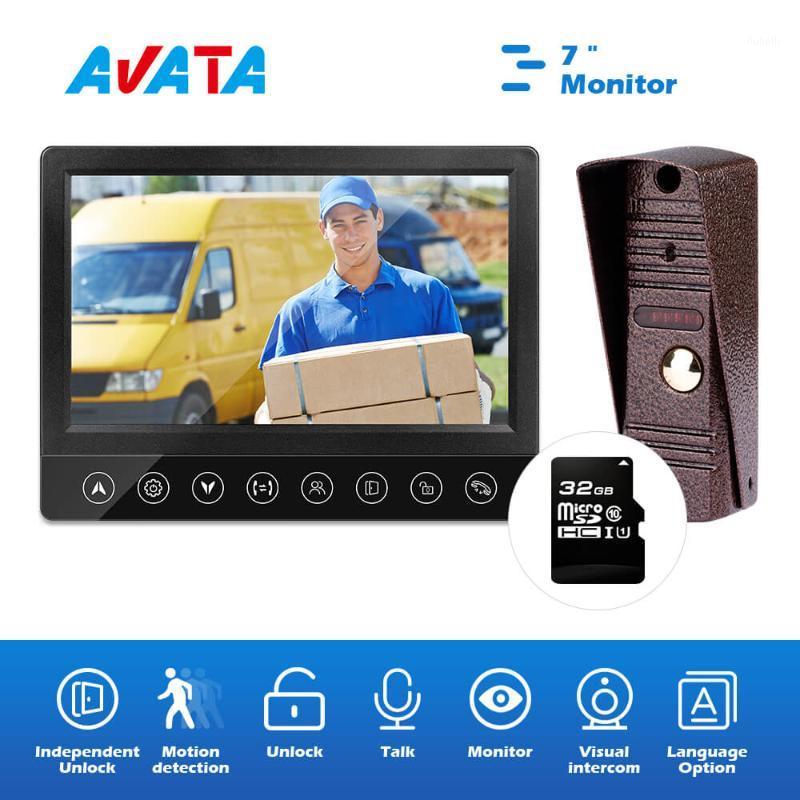 Video Intercoms for the Apartment with 32GB Memory Card 7 Inch Color Monitor and IR Night Vision IP65 Waterproof Doorbell Camera1
Video Intercoms for the Apartment with 32GB Memory Card 7 Inch Color Monitor and IR Night Vision IP65 Waterproof Doorbell Camera1
