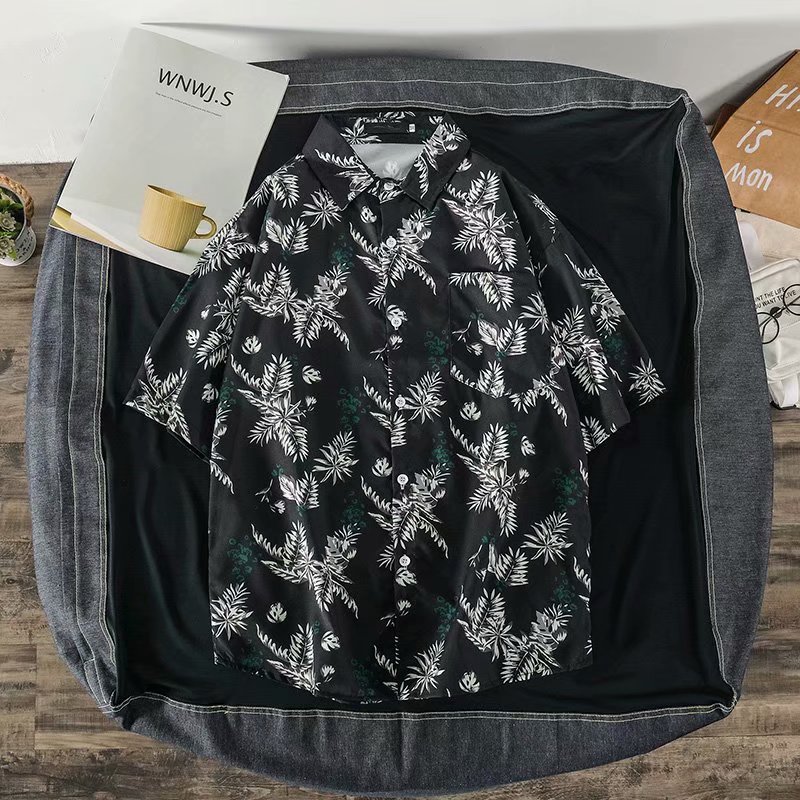 2020 Summer chemise Fashion Streetwear Short sleeve Top Mens shirts Casual Hip Hop Sweatshirt printing Shirt Men, Black
2020 Summer chemise Fashion Streetwear Short sleeve Top Mens shirts Casual Hip Hop Sweatshirt printing Shirt Men, Black
