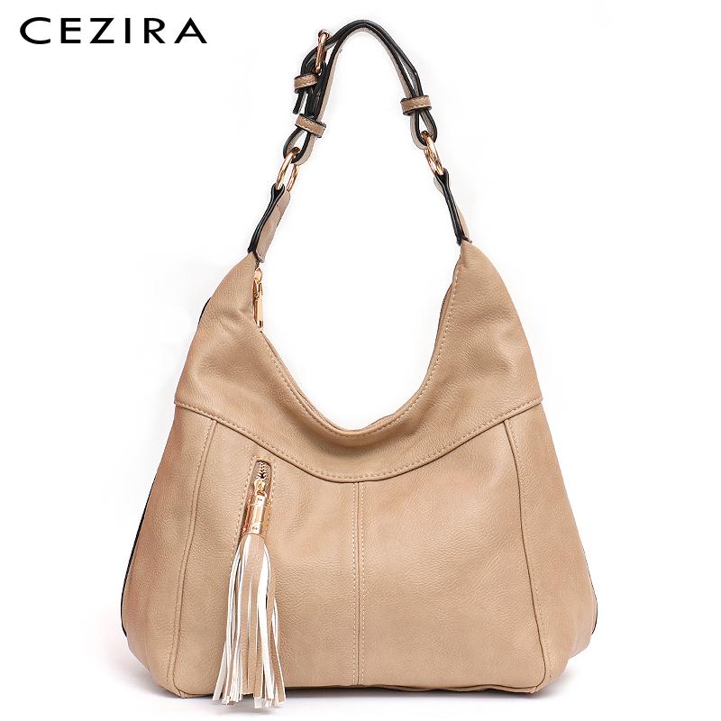CEZIRA Luxury Casual Style PU Vegan Leather Shoulder Bags For Women Fashion Tassels Hobo Ladies Daily Crossbody Handbags Purses, Khaki
CEZIRA Luxury Casual Style PU Vegan Leather Shoulder Bags For Women Fashion Tassels Hobo Ladies Daily Crossbody Handbags Purses, Khaki