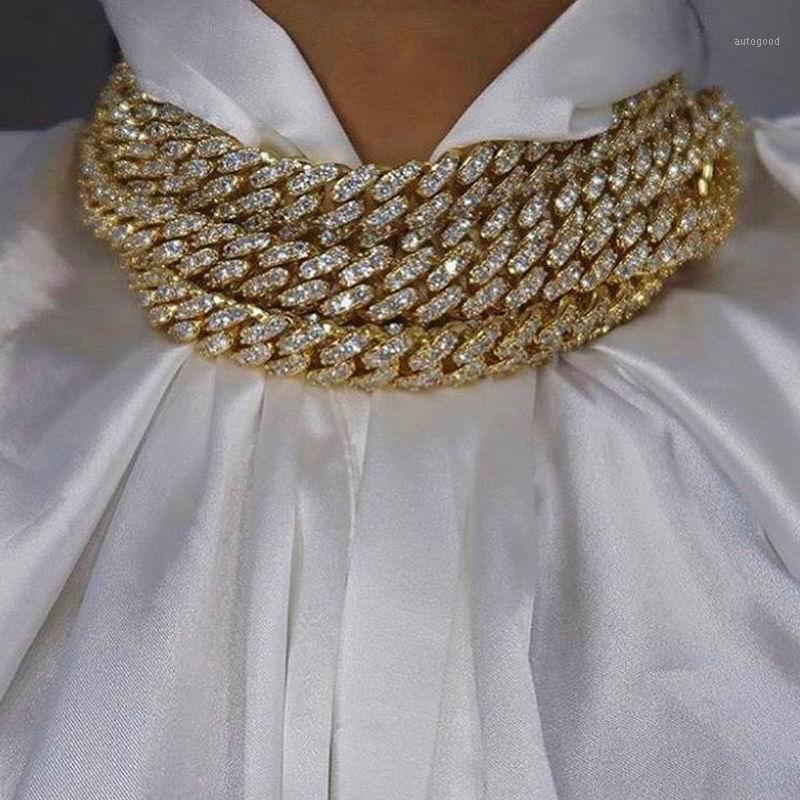 Chokers 2021 Cuban Link 12mm Miami Necklace Full Iced Out Bling Zircon Hip Hop Choker Fashion Men Women Jewelry Party Gift1
Chokers 2021 Cuban Link 12mm Miami Necklace Full Iced Out Bling Zircon Hip Hop Choker Fashion Men Women Jewelry Party Gift1