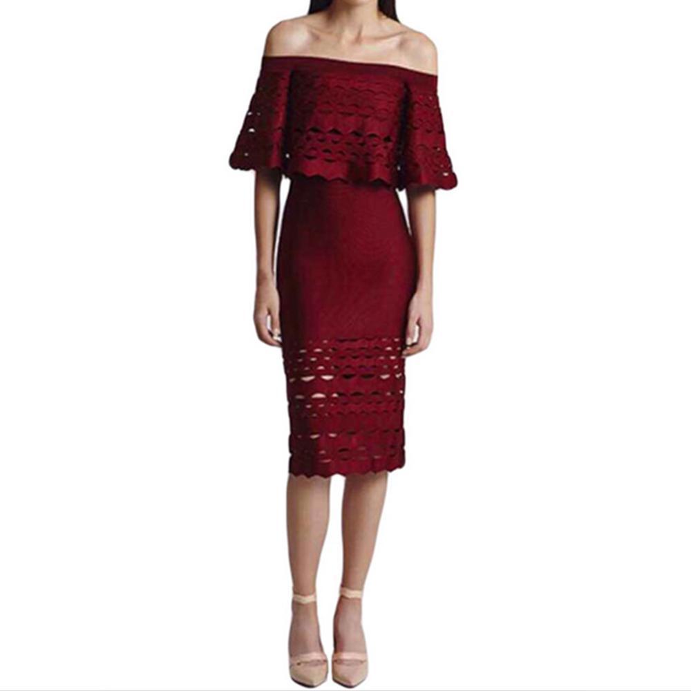 2020 Vintage Red Jacquard Bandage Elegant Ruffles Off-shoulder Party Celebrity Midi Dressed 57ht, Alcohol
2020 Vintage Red Jacquard Bandage Elegant Ruffles Off-shoulder Party Celebrity Midi Dressed 57ht, Alcohol