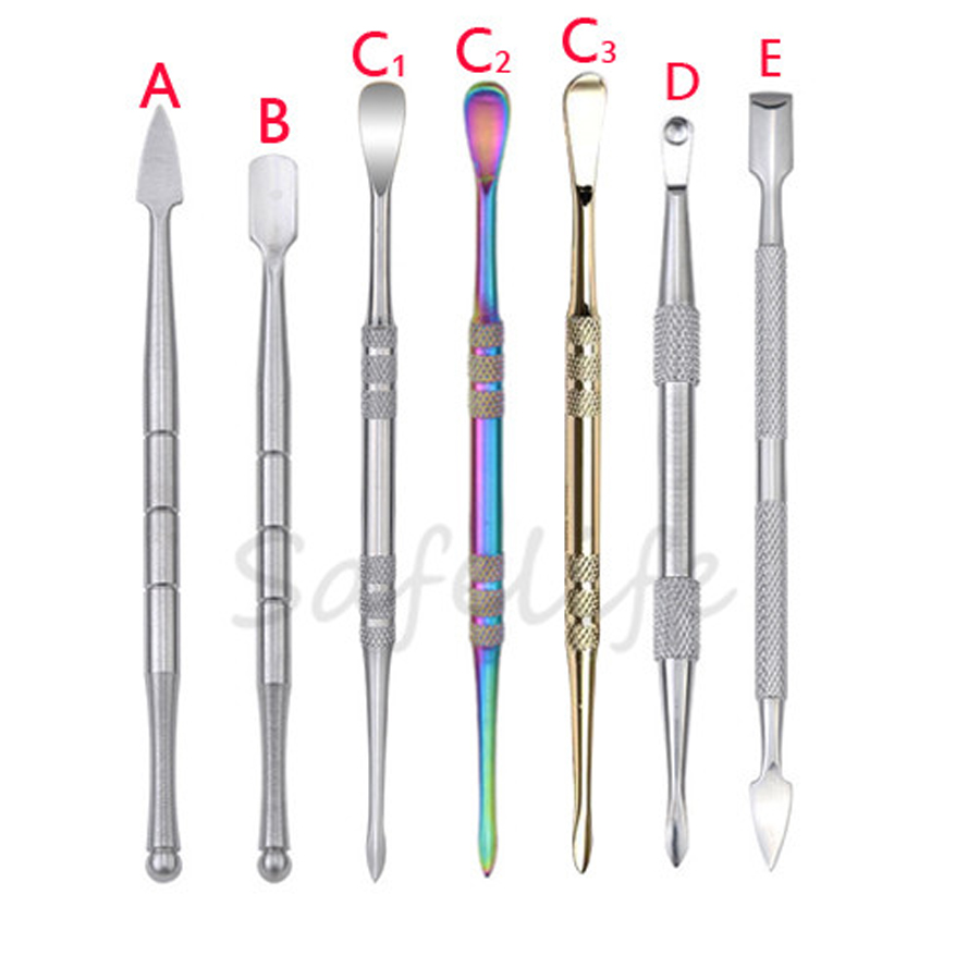 Rainbow Sliver Gold 7 style Stainless Steel Concentrate Wax Oil Dabber Tool Ego Dry Herb Dab Rig for for Silicone Container Vaporizer Vape Smoking Accessories
Rainbow Sliver Gold 7 style Stainless Steel Concentrate Wax Oil Dabber Tool Ego Dry Herb Dab Rig for for Silicone Container Vaporizer Vape Smoking Accessories