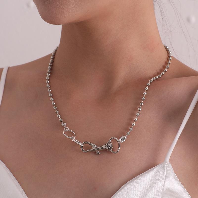 Rendy Key Pendant Necklace for Women Men Punk Big Chunky Chain Multilayed Lock Pendant Necklaces Jewelry Party
Rendy Key Pendant Necklace for Women Men Punk Big Chunky Chain Multilayed Lock Pendant Necklaces Jewelry Party