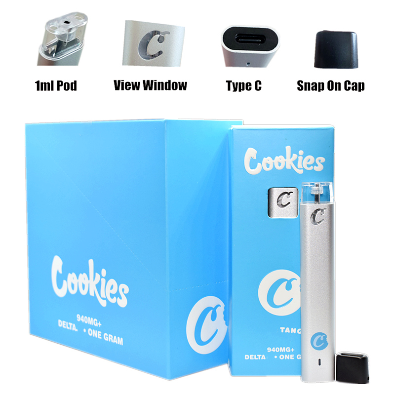 Cookies cigarettes Disposable Vape Pen 1ml Carts Starter Kits packaging box 280mAh rechargeable Battery Ceramic Coil Empty Atomizers Vaporizer
Cookies cigarettes Disposable Vape Pen 1ml Carts Starter Kits packaging box 280mAh rechargeable Battery Ceramic Coil Empty Atomizers Vaporizer