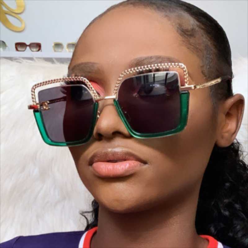 Sunglasses 2021 Oversize Square Women Fashion Retro Metal Frame Gradient Sun Glasses Men Double Color Matching Goggles UV400
Sunglasses 2021 Oversize Square Women Fashion Retro Metal Frame Gradient Sun Glasses Men Double Color Matching Goggles UV400