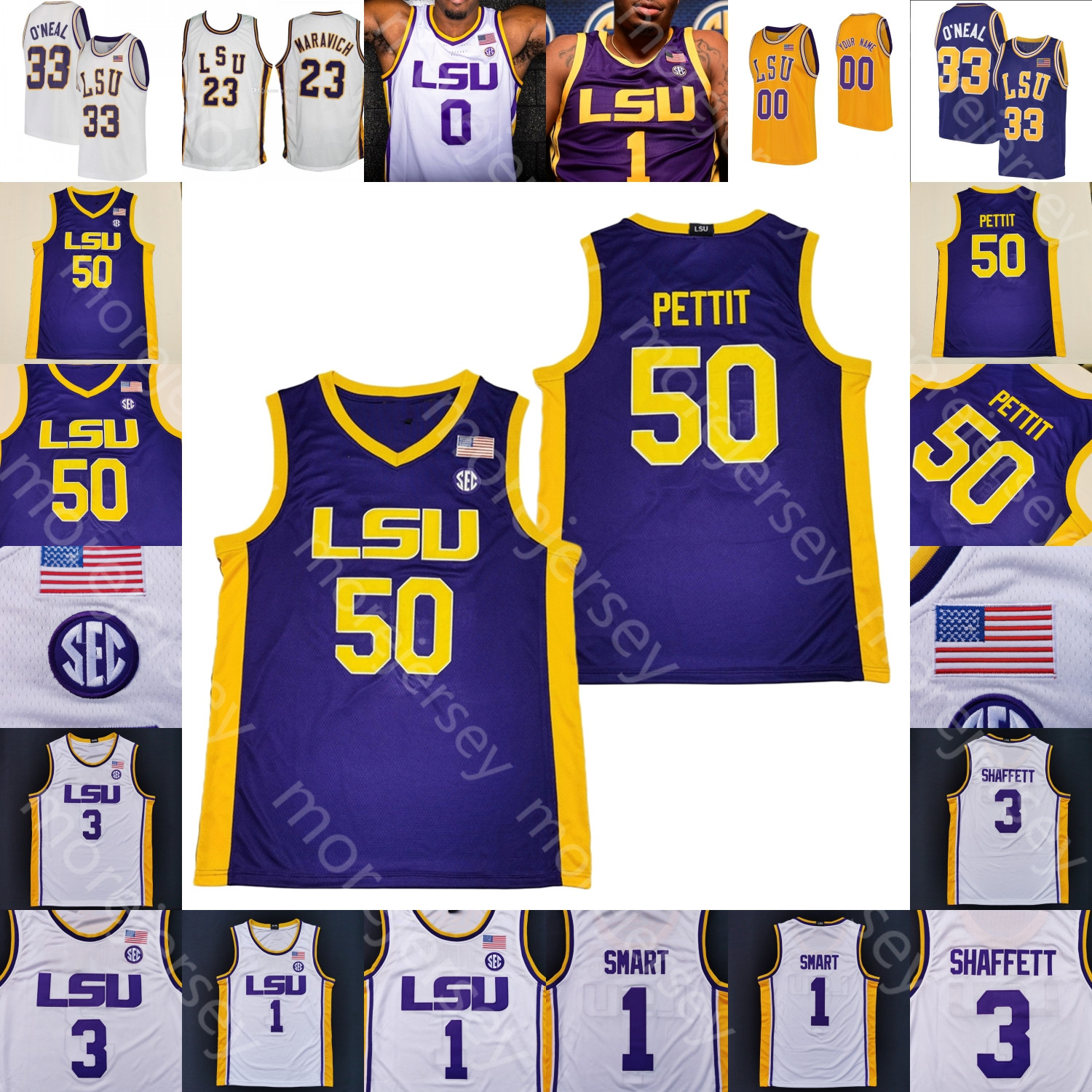 Custom 2020 LSU Basketball Jersey NCAA College Smart Darius Days Maravich James Bishop Bob Pettit Simmons Eric Gaines Josh LeBlanc Sr. Cook, White ii
Custom 2020 LSU Basketball Jersey NCAA College Smart Darius Days Maravich James Bishop Bob Pettit Simmons Eric Gaines Josh LeBlanc Sr. Cook, White ii
