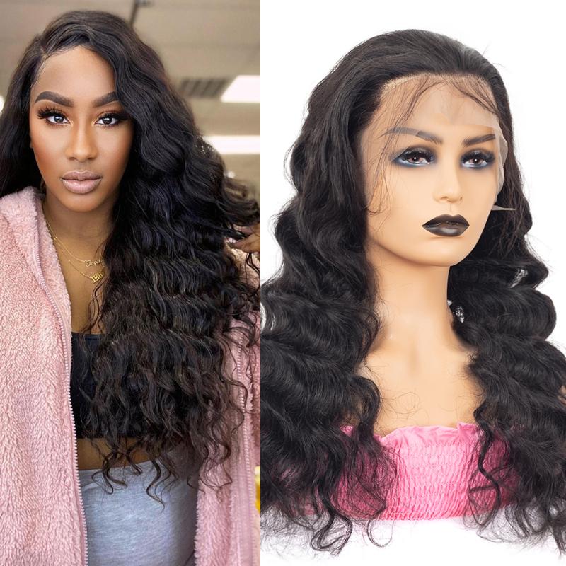 Brazilian Loose Deep Wave Lace Front Wigs for Black Women 13x4 Swiss Lace Frontal Wigs Pre Plucked With Baby Hair 150% Density, As pic
Brazilian Loose Deep Wave Lace Front Wigs for Black Women 13x4 Swiss Lace Frontal Wigs Pre Plucked With Baby Hair 150% Density, As pic
