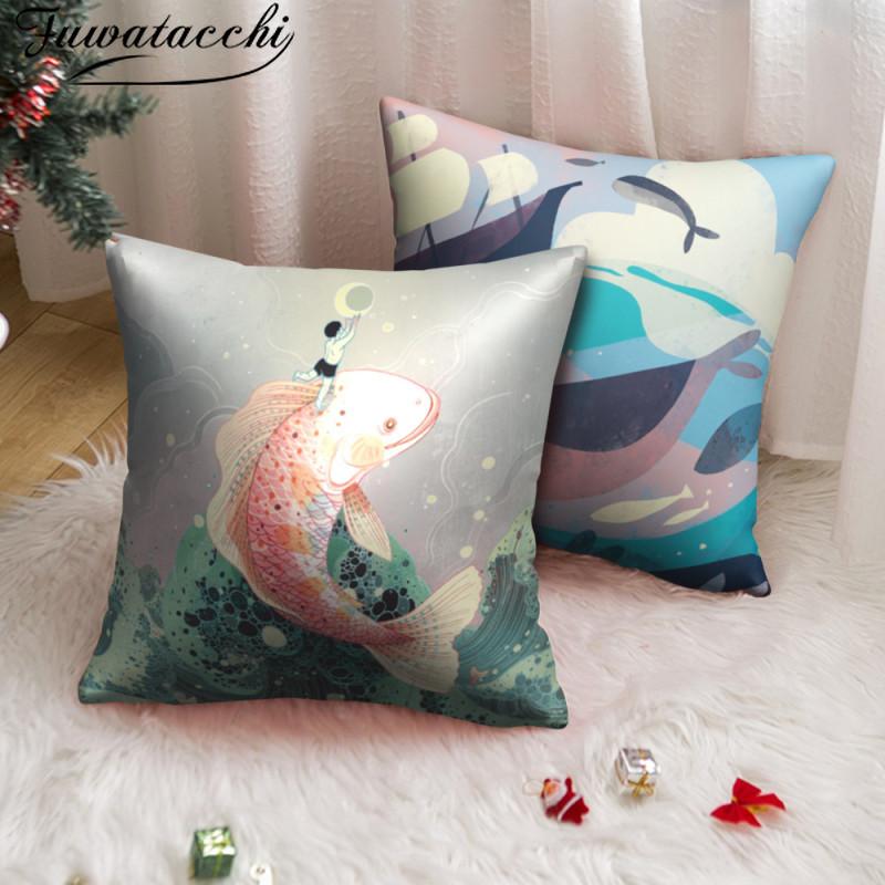 Fuwatacchi Linen Cushion Cover Cartoon Landscape Design Scenic Home Decor Bed Sofa Pillow Case Painted Decoration Cushions Cover, Pcnt001413yms
Fuwatacchi Linen Cushion Cover Cartoon Landscape Design Scenic Home Decor Bed Sofa Pillow Case Painted Decoration Cushions Cover, Pcnt001413yms