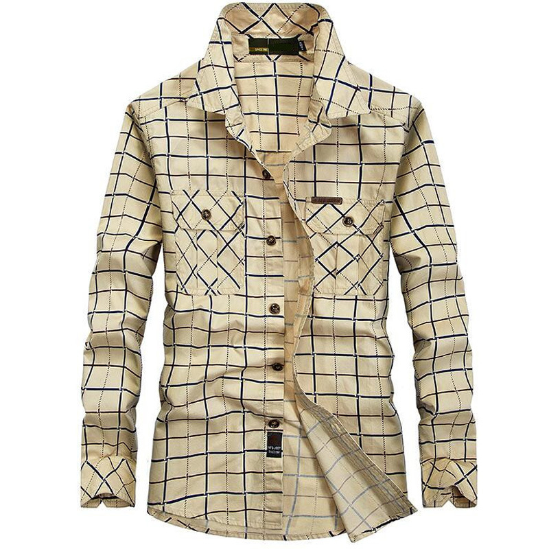 2021 Camisa Dos Casual Shirts Men's Pure Cotton Masculine Shirt Plus Size -4xl D8qg, Khaki.
2021 Camisa Dos Casual Shirts Men's Pure Cotton Masculine Shirt Plus Size -4xl D8qg, Khaki.