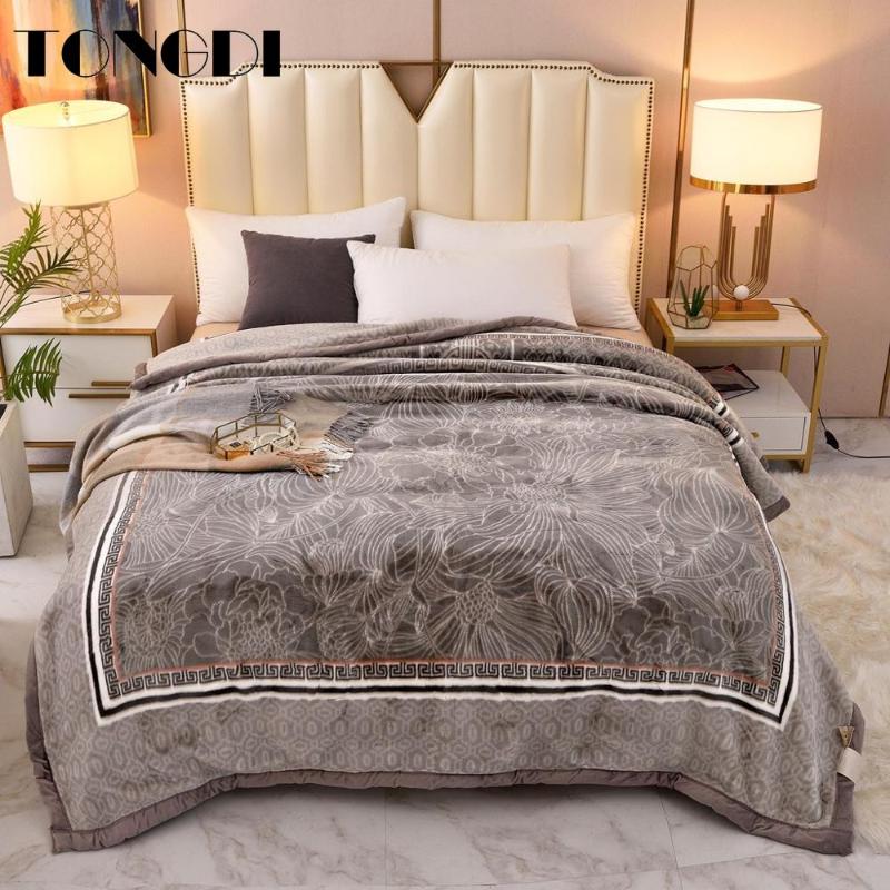 TONGDI Raschel Blanket Soft Thickened Heavy Warm Elegant Fleece Eco-friendly Luxury Decor For Cover Sofa Bed Bedspread Winter
TONGDI Raschel Blanket Soft Thickened Heavy Warm Elegant Fleece Eco-friendly Luxury Decor For Cover Sofa Bed Bedspread Winter
