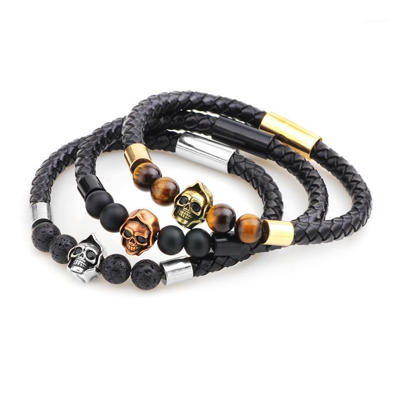 2020 Braided Genuine Leather Bracelet Bangle Men's Natural Charm Volcanic Lava Stone Gem Beads Bracelet Jewelry for Men Women1
2020 Braided Genuine Leather Bracelet Bangle Men's Natural Charm Volcanic Lava Stone Gem Beads Bracelet Jewelry for Men Women1