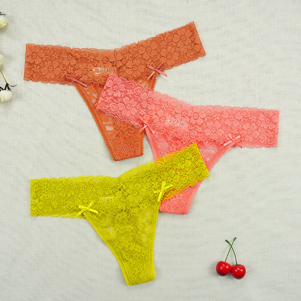 6pcs/lots Women Thongs Sexy Underwear Super Low Rise Panties Full Lace Hollow Strings Transparent Seamless Tangas Underpants Y1121, Black;pink
6pcs/lots Women Thongs Sexy Underwear Super Low Rise Panties Full Lace Hollow Strings Transparent Seamless Tangas Underpants Y1121, Black;pink