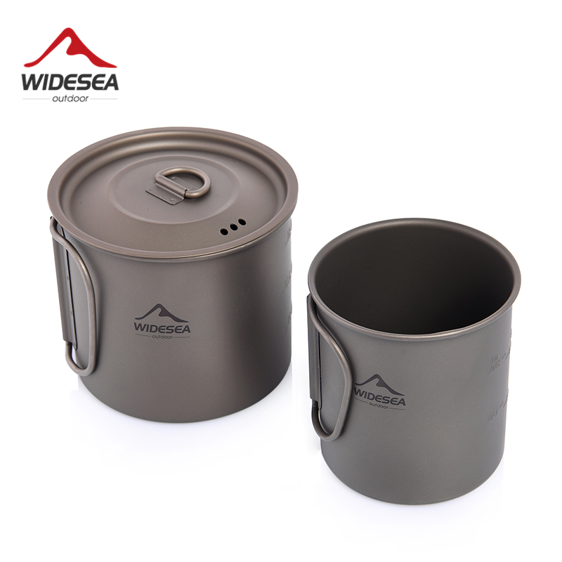 Widesea Camping Mug Titanium Cup Tourist Tableware Picnic Utensils Outdoor Kitchen Equipment Travel Cooking set Cookware Hiking Q1118
Widesea Camping Mug Titanium Cup Tourist Tableware Picnic Utensils Outdoor Kitchen Equipment Travel Cooking set Cookware Hiking Q1118