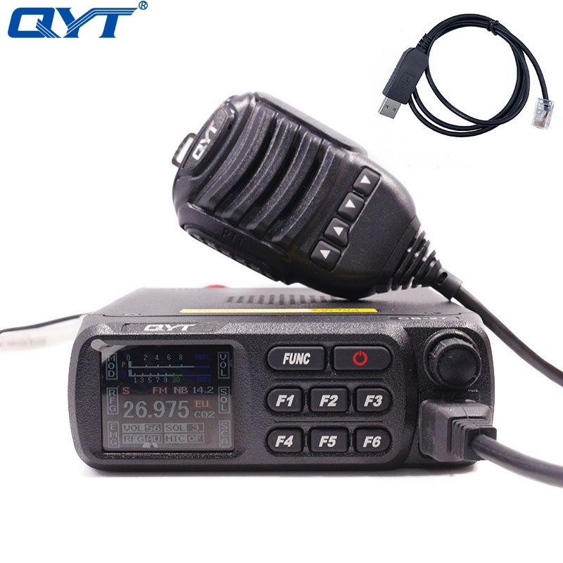 QYT CB-27 CB Radio 26.965-27.405MHz AM/FM 12/24V 4 W LCD Screen Shortware Citizen Band Multi-Norms Ham CB Mobile Radio 27
QYT CB-27 CB Radio 26.965-27.405MHz AM/FM 12/24V 4 W LCD Screen Shortware Citizen Band Multi-Norms Ham CB Mobile Radio 27