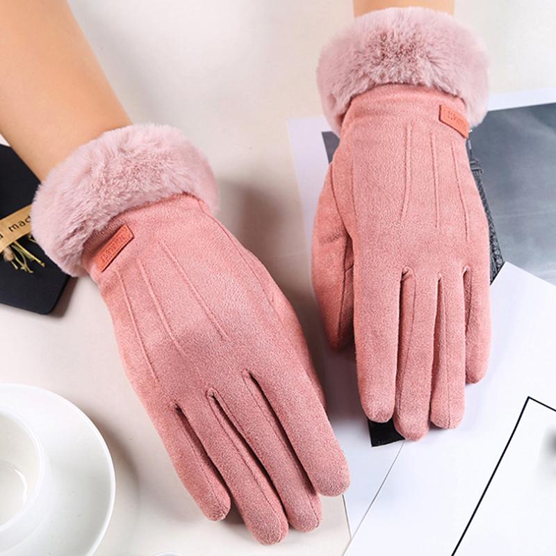 Trendy Solid Color Women Gloves Guantes In Autumn And Winter Rekawiczki Windproof Luva Warm Plus Velvet Gloves Handschoenen
Trendy Solid Color Women Gloves Guantes In Autumn And Winter Rekawiczki Windproof Luva Warm Plus Velvet Gloves Handschoenen