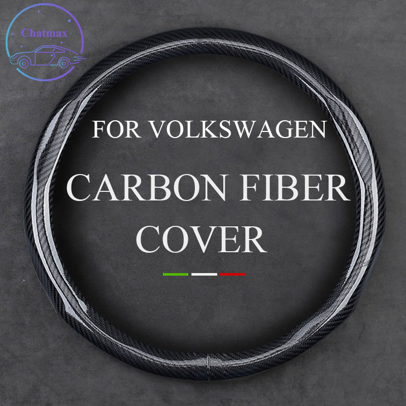 Carbon Fiber Steering Wheel Cover for VOLKSWAGEN VW Golf Polo Passat CC Universal 37-38cm 15 Inche Leather Trim Strip Interior Accessories
Carbon Fiber Steering Wheel Cover for VOLKSWAGEN VW Golf Polo Passat CC Universal 37-38cm 15 Inche Leather Trim Strip Interior Accessories