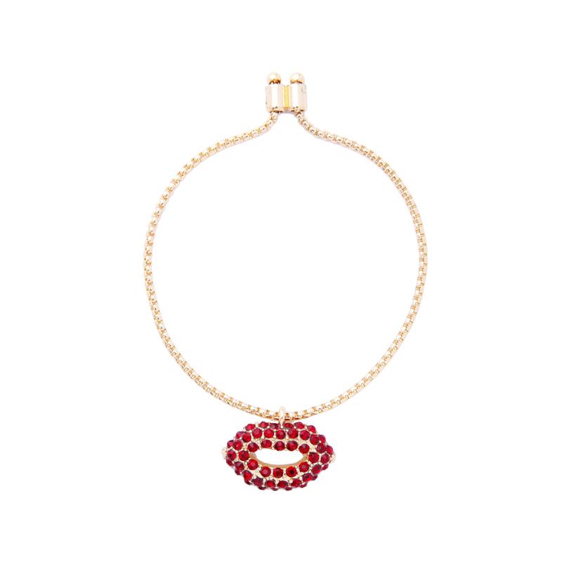 2020 New Product Adjustable Chain Bracelet Red Lips Crystal Bracelet for Women Accessories
2020 New Product Adjustable Chain Bracelet Red Lips Crystal Bracelet for Women Accessories