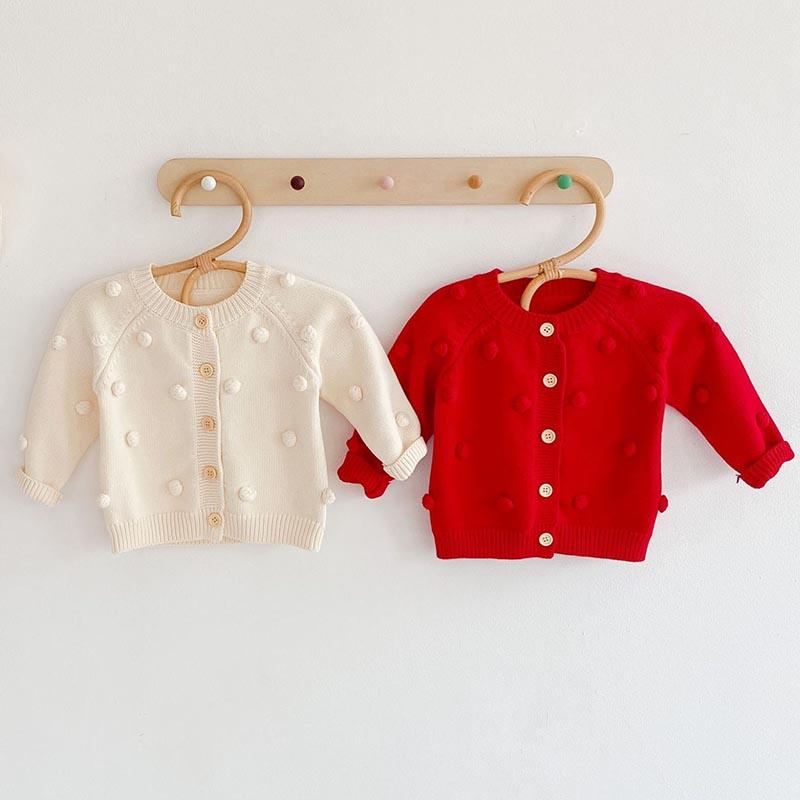 Baby Girls Sweater Pompom Design Knit Cardigans Spring Toddler Newborn Long Sleeve Knitted Jackets Coat Cotton Kids Tops, 83027 red
Baby Girls Sweater Pompom Design Knit Cardigans Spring Toddler Newborn Long Sleeve Knitted Jackets Coat Cotton Kids Tops, 83027 red