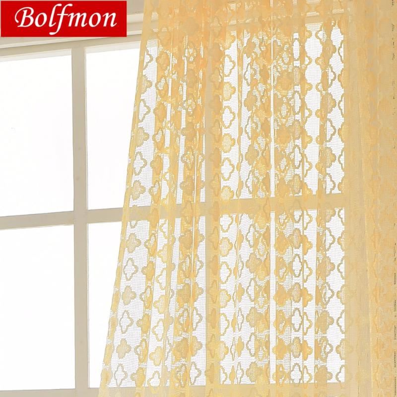 4 Colors Beige Lace Curtain Fabrics Bedroom Window Tulle Voile Kitchen Sheer Luxury Yellow Curtains Doors For Living Room Drapes, Color 3
4 Colors Beige Lace Curtain Fabrics Bedroom Window Tulle Voile Kitchen Sheer Luxury Yellow Curtains Doors For Living Room Drapes, Color 3