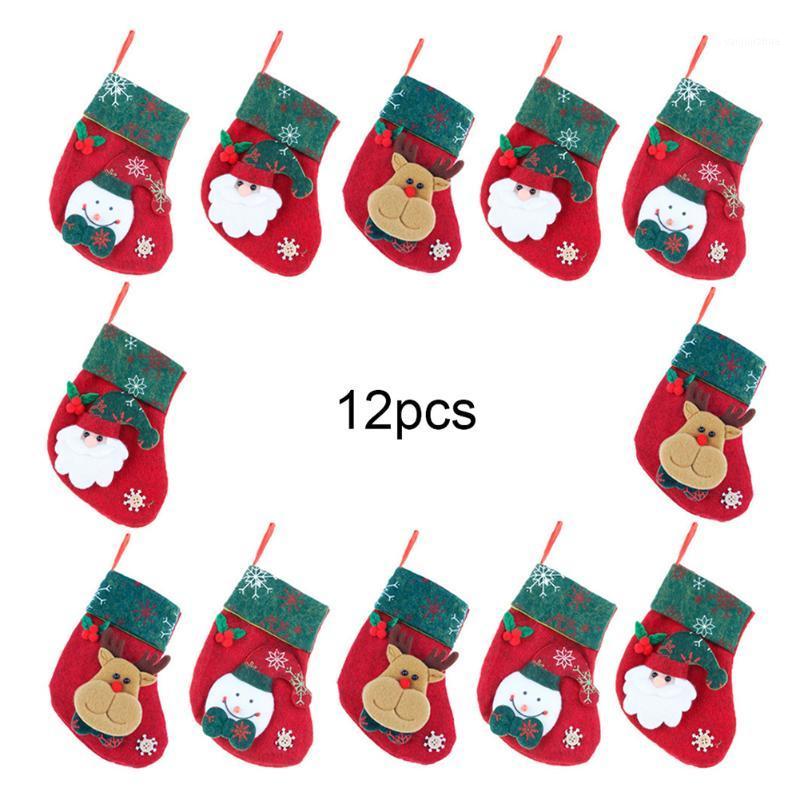 12pcs Small Christmas Stocking Pendant Santa Claus Snowman Elk Candy Gift Storage Bag Christmas Tree Fireplace Hanging Decoratio1
12pcs Small Christmas Stocking Pendant Santa Claus Snowman Elk Candy Gift Storage Bag Christmas Tree Fireplace Hanging Decoratio1