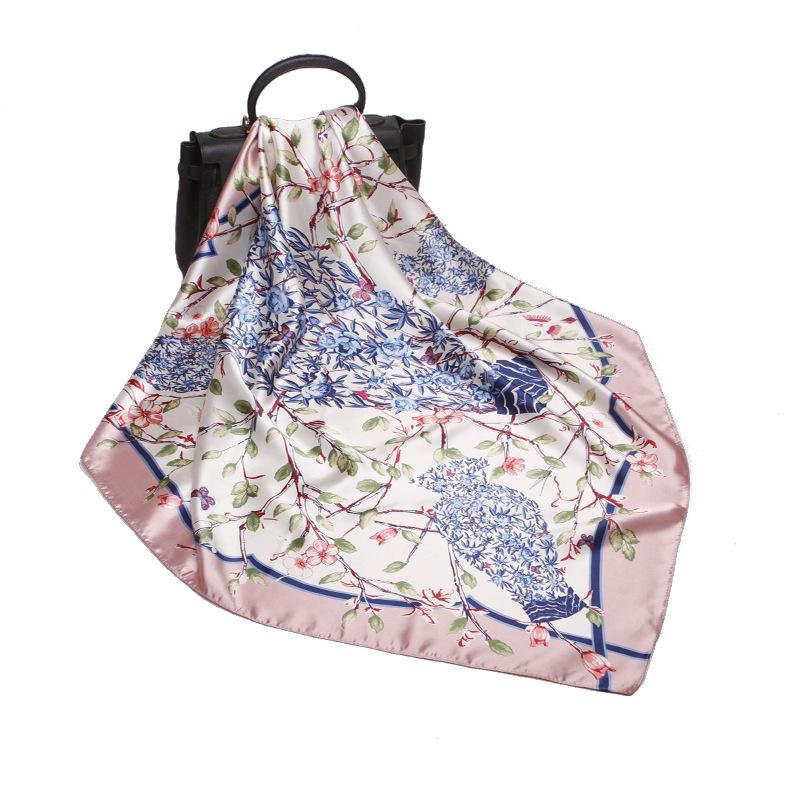 Chinese Style Print Silk Feeling Women Hijab Scarves 90cmx90cm Female Square Shawls Hair Scarfs For Ladies
Chinese Style Print Silk Feeling Women Hijab Scarves 90cmx90cm Female Square Shawls Hair Scarfs For Ladies