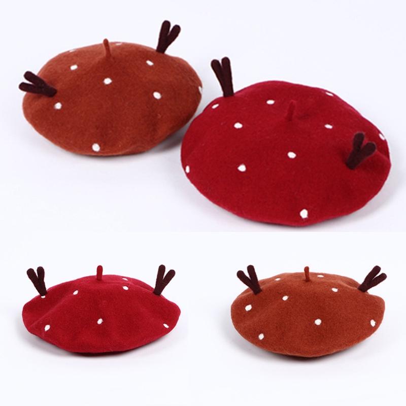 Parent-Child Winter Faux Wool Beret Cap Creative Kawaii Cute Poached Egg Vintage Warm Artist Painter Beanies Hat for Women, Adult
Parent-Child Winter Faux Wool Beret Cap Creative Kawaii Cute Poached Egg Vintage Warm Artist Painter Beanies Hat for Women, Adult