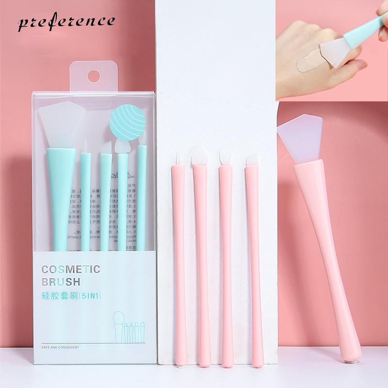 Silicone Makeup Brushes Set 5Pcs Eye Shadow Eyeliner Blending Mask Adjusting Stick Homemade Mask Mud Brush Makeup Tools
Silicone Makeup Brushes Set 5Pcs Eye Shadow Eyeliner Blending Mask Adjusting Stick Homemade Mask Mud Brush Makeup Tools