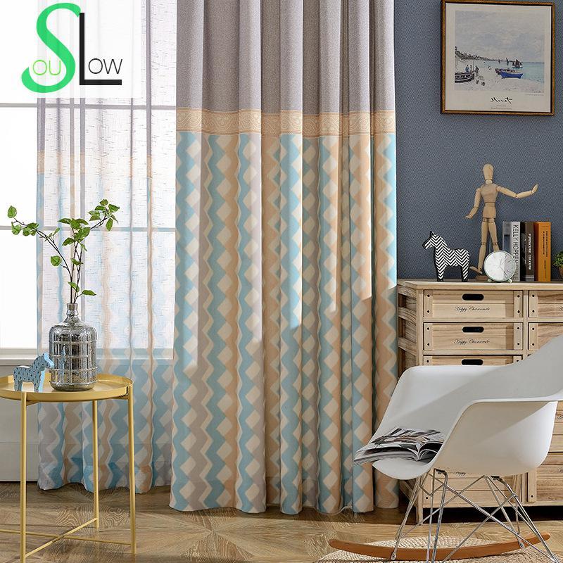 Slow Soul Curtain Skirt Blue Green Toon cotton And Fabric Curtains For Living Room Stripe Geometric Bedroom French Window, Tulle1
Slow Soul Curtain Skirt Blue Green Toon cotton And Fabric Curtains For Living Room Stripe Geometric Bedroom French Window, Tulle1