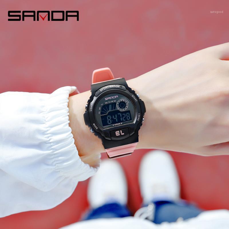 Wristwatches SANDA Fashion Sport Women Watches Multifunction Waterproof LED Display Digital Watch Outdoor Wristwatch Relogio Masculino 60041, Green
Wristwatches SANDA Fashion Sport Women Watches Multifunction Waterproof LED Display Digital Watch Outdoor Wristwatch Relogio Masculino 60041, Green