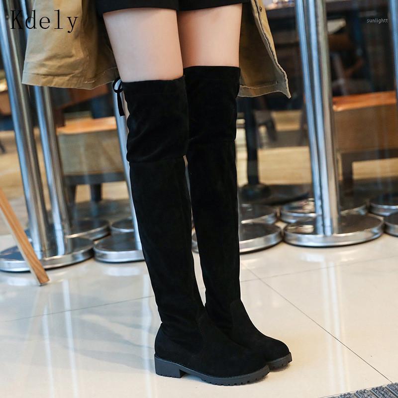 new Sexy boots Over-knee boots, women's winter boots section 2020 flat bottom with increased high-low elastic1, Black
new Sexy boots Over-knee boots, women's winter boots section 2020 flat bottom with increased high-low elastic1, Black