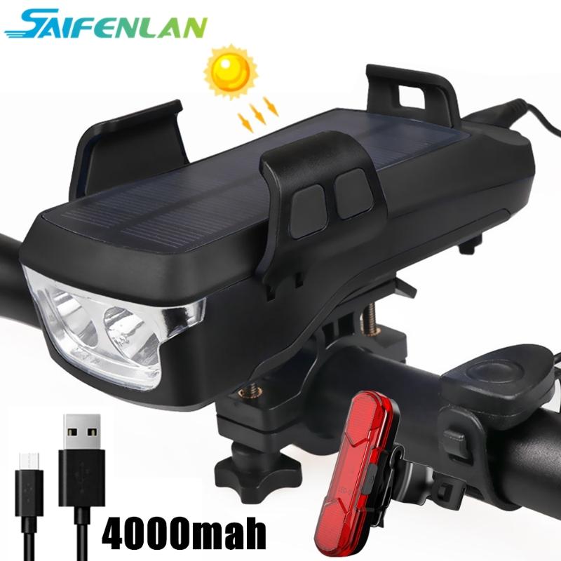 Multifunction Bicycle Light USB Solar Charging Phone Holder Bike Lamp Power Bank Front Bike Lamp 4000Mah Bicycle Led
Multifunction Bicycle Light USB Solar Charging Phone Holder Bike Lamp Power Bank Front Bike Lamp 4000Mah Bicycle Led