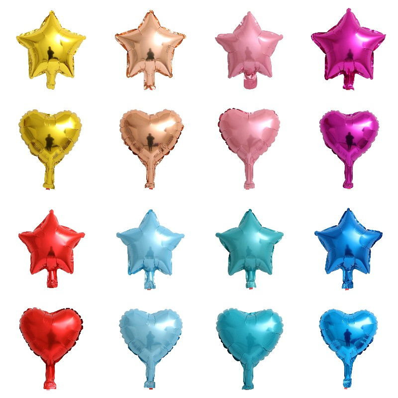 Valentine's Day balloon 10 inch five pointed star peach heart aluminum foil balloon Wedding room decoration heart-shaped balloon FF583
Valentine's Day balloon 10 inch five pointed star peach heart aluminum foil balloon Wedding room decoration heart-shaped balloon FF583