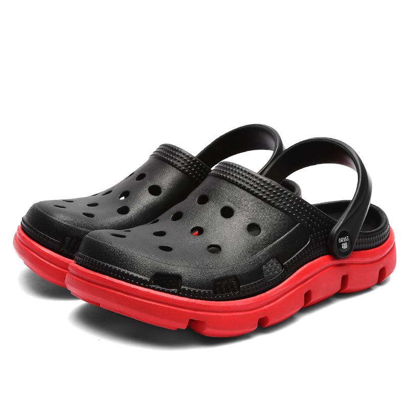 new men sandals 2020 breathable beach hole light male apartments massage shoes slippers 8OXI, Black
new men sandals 2020 breathable beach hole light male apartments massage shoes slippers 8OXI, Black