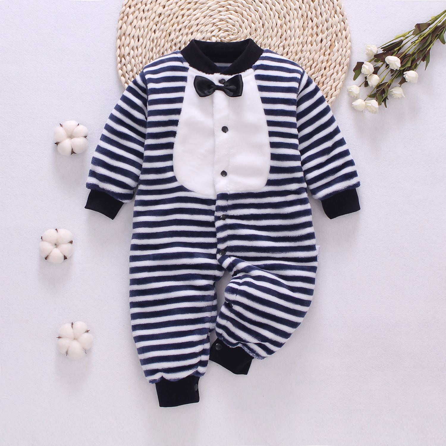 Winter Jumpsuit Newborn Baby Clothes Romper Full Sleeve Cotton Thick Overalls For Children Toddler Baby Girl Boy Clothes Costume Y1221