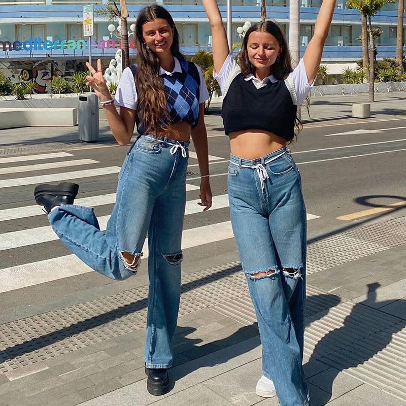 secret Denim Cotton Straight Jeans Women 2021 Spring Fashion Streetwear High Pants Denim Pockets Long Trousers AG30390, Blue
secret Denim Cotton Straight Jeans Women 2021 Spring Fashion Streetwear High Pants Denim Pockets Long Trousers AG30390, Blue
