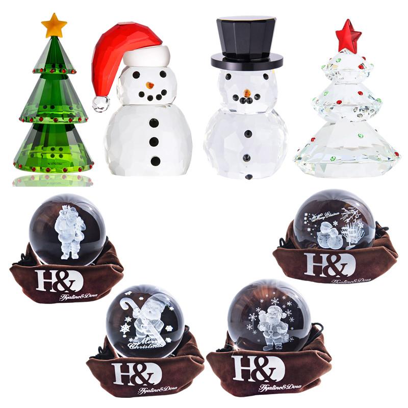 H&D 8 Styles Handmade Crystal Paperweight Art Glass Collectible Figurines Best for Christmas Gifts Home Table Decor Souvenir
H&D 8 Styles Handmade Crystal Paperweight Art Glass Collectible Figurines Best for Christmas Gifts Home Table Decor Souvenir